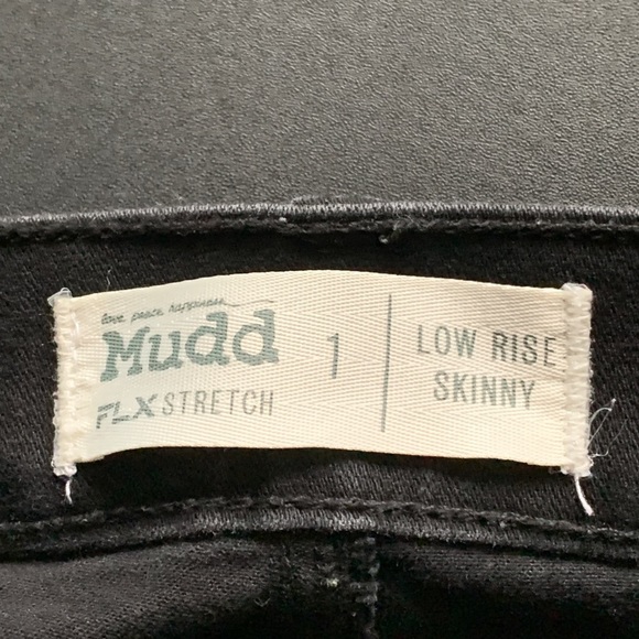 Mudd Low Rise Skinny SZ 1 - Picture 5 of 6